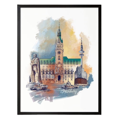 تابلو با تصویر نقاشی ترکیبی - تصویر 4